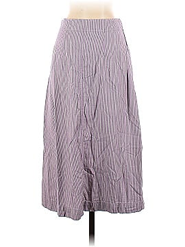 Madewell Patio Button Front Midi Skirt (view 2)