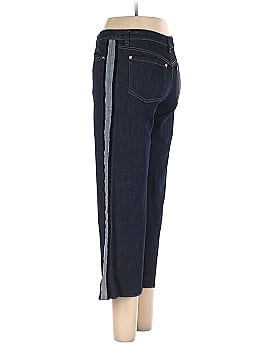 RED Valentino Side Stripe Denim Culottes (view 2)