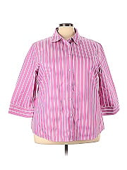 Foxcroft 3/4 Sleeve Button Down Shirt