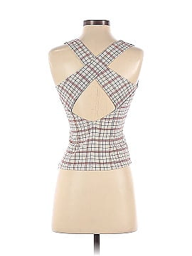 Nicholas Plaid Cross Back Top (view 2)