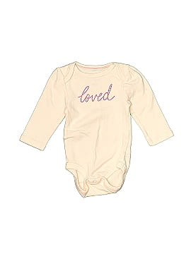 Cloud Island Long Sleeve Onesie (view 1)