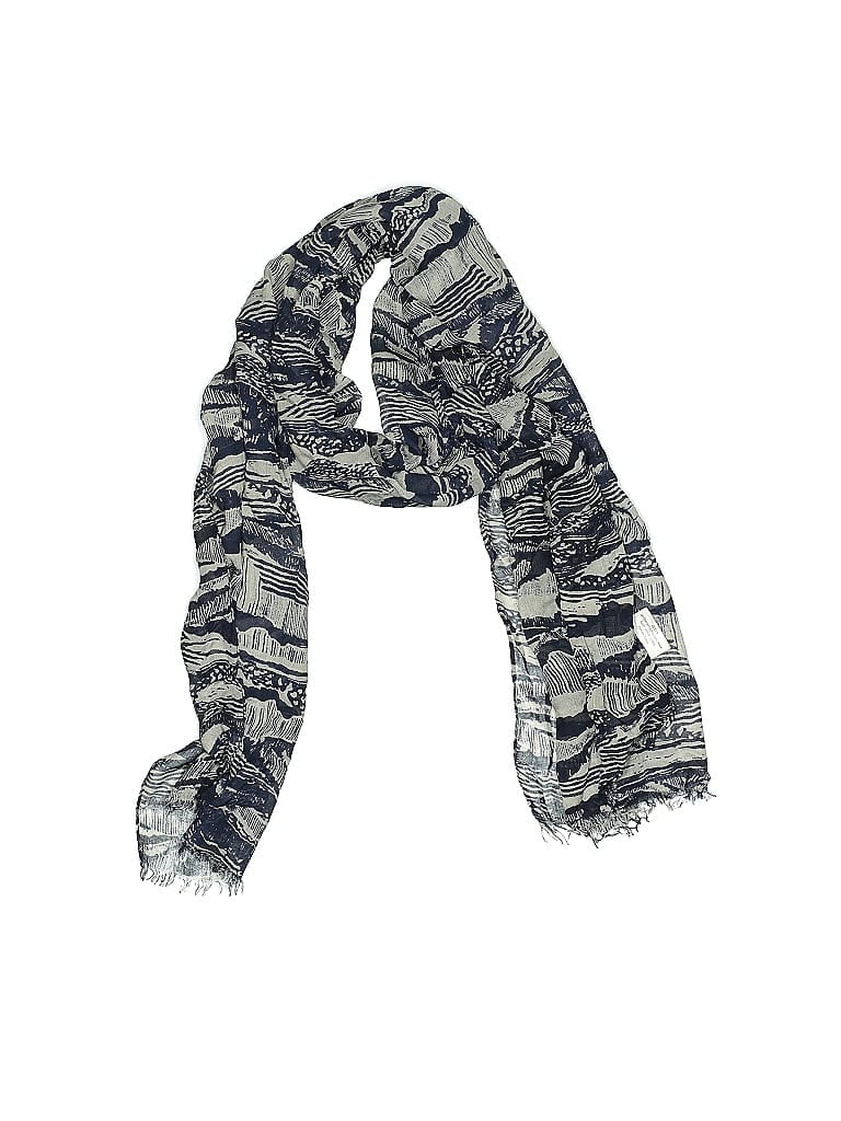 Pre-owned Assorted Brands Scarf In Blue