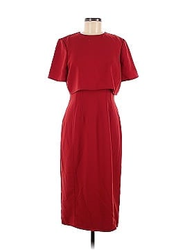 Jason Wu Collection Red Popover Sheath (view 1)