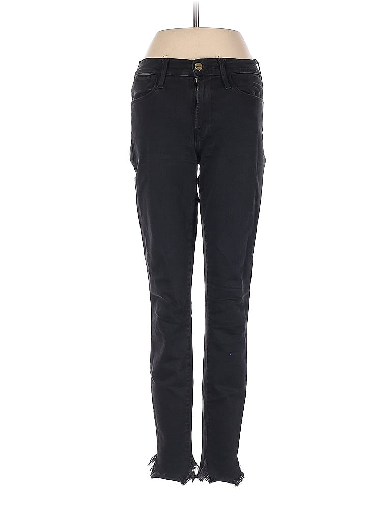 Pre-owned Frame Jeans In Black