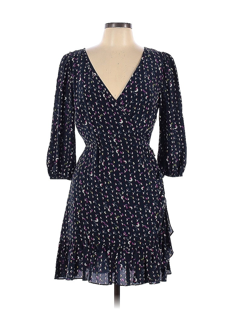 Tanya Taylor 100% Silk Blue Bernadina Dress Size 10 - photo 1