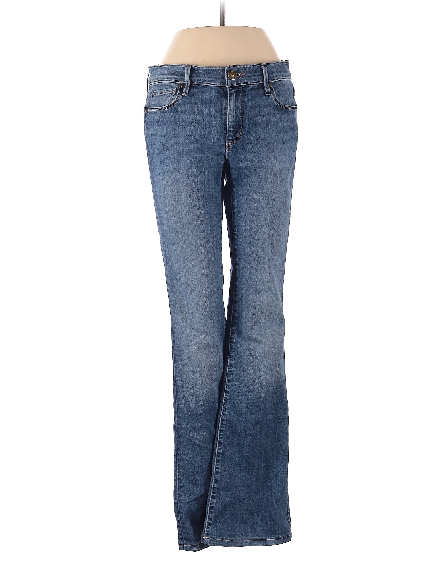 Ann Taylor LOFT Solid Blue Jeans 26 Waist - 69% off | thredUP