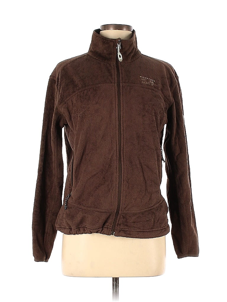 Mountain Hardwear 100% Polyester Brown Track Jacket Size M - photo 1