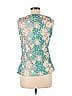 Alexia Admor 100% Polyester Floral Tan Sleeveless Blouse Size 6 - photo 2