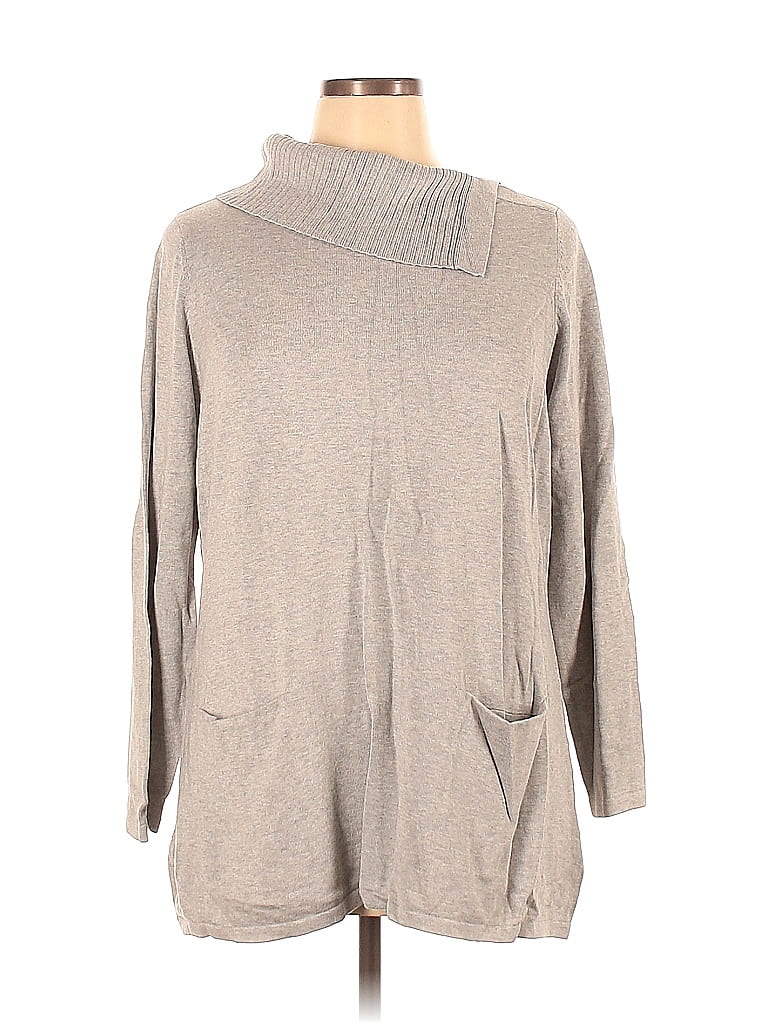 Isaac Mizrahi LIVE! Gray Pullover Sweater Size 1X (Plus) - photo 1