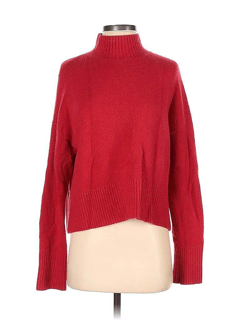 Paris Atelier & Other Stories Red Turtleneck Sweater Size S - photo 1