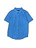 Urban Pipeline 100% Cotton Blue Short Sleeve Button-Down Shirt Size X-Large (Youth) - photo 1
