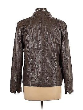 JM Collection Faux Leather Jacket (view 2)