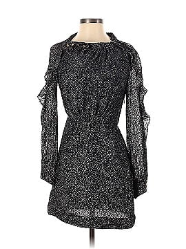 Pinko Black Printed Mini Dress (view 1)