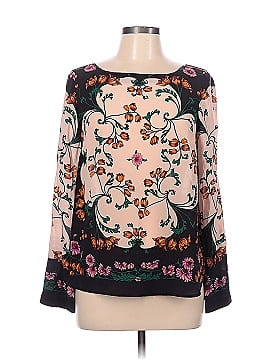 Maeve by Anthropologie Long Sleeve Silk Top (view 1)