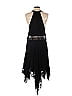 Intimately by Free People 100% Rayon Solid Black Cocktail Dress Size S - photo 2