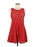 Magic Hearts Red Casual Dress Size M - photo 1