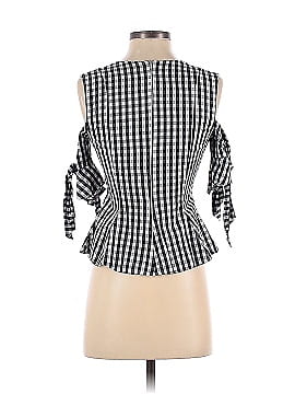 Nicholas Gingham Cold Shoulder Top (view 2)