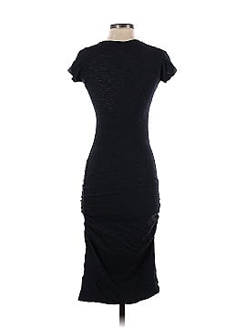 Monrow Black Short Sleeve Maternity Dress (view 2)
