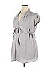 Liz Lange Maternity for Target 100% Polyester Gray Sleeveless Blouse Size XL (Maternity) - photo 1