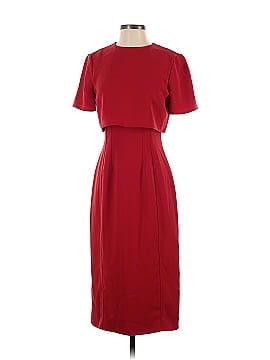 Jason Wu Collection Red Popover Sheath (view 1)
