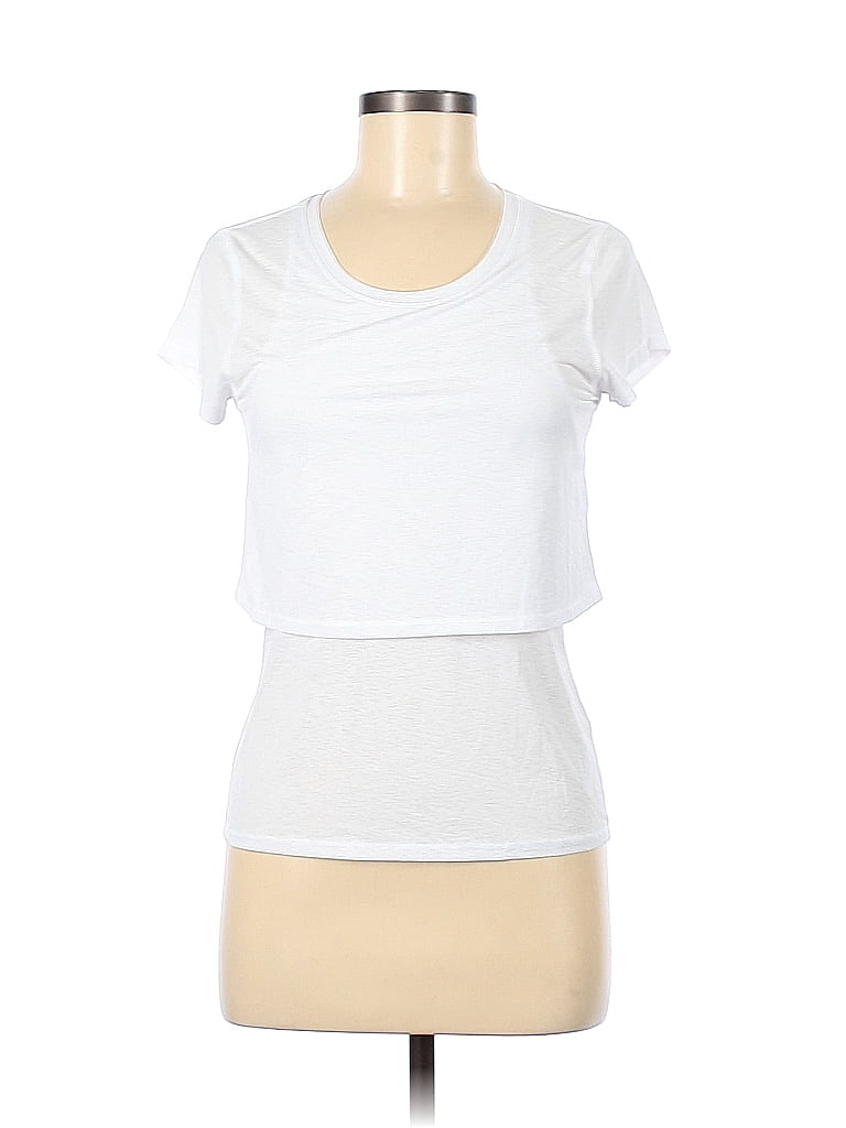 FP Movement White Sleeveless T-Shirt Size M - photo 1