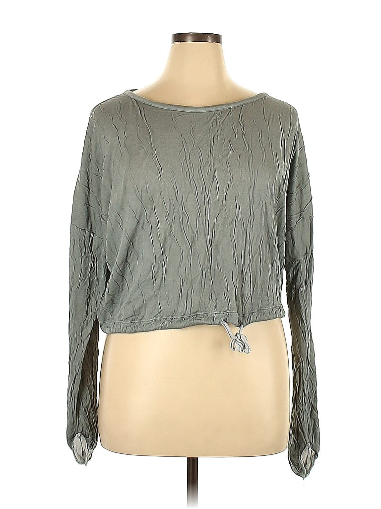 Barefoot Dreams Solid Gray Sweatshirt Size XL - photo 1