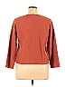 TeXTURE & THREAD Madewell Solid Brown Long Sleeve Top Size XL - photo 2