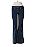 Gap Solid Dark Blue Jeans Size 8 - photo 1