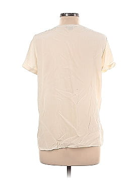 Vince. Short Sleeve Silk Top (view 2)