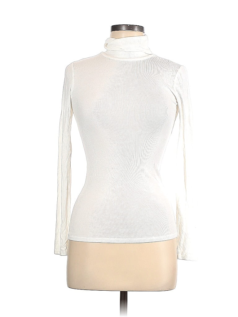 Three Dots White Long Sleeve Turtleneck Size S 77 Off Thredup 5300