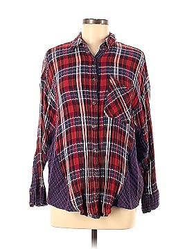 Free People Long Sleeve Button-Down Shirt (view 1)