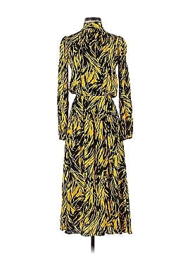 No. 21 Yellow Zebra Print Midi Dress (view 1)