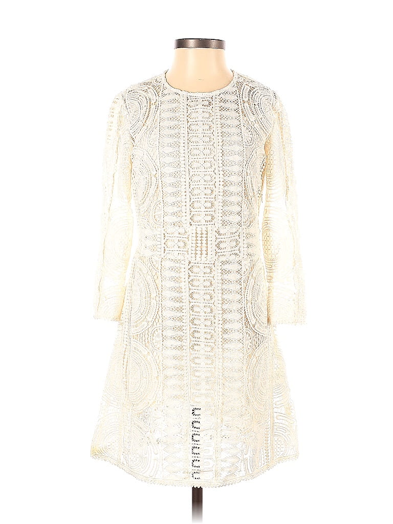 BA&SH 100% Viscose Ivory White Casual Dress Size XS (0) - photo 1
