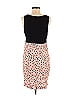 Seraphine 100% Viscose Color Block Polka Dots Multi Color Pink Casual Dress Size 8 (Maternity) - photo 2