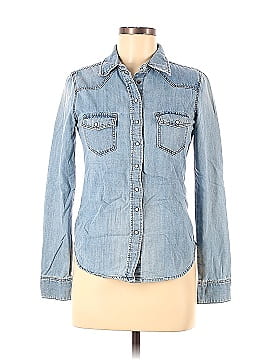 &Denim by H&M Long Sleeve Button-Down Shirt (view 1)