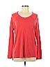 Sundry Solid Red Long Sleeve T-Shirt Size Lg (3) - photo 1