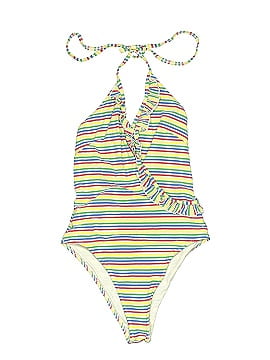 Solid & Striped One Piece Swimsuit (view 1)