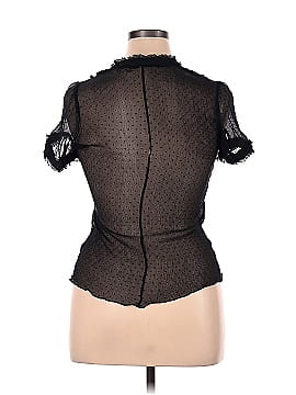 INC International Concepts Short Sleeve Silk Top (view 2)