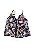 Swimsuits for all Floral Multi Color Blue Swimsuit Top Size 26 (Plus) - photo 1
