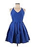 Gracia 100% Poly Blue Casual Dress Size M - photo 1