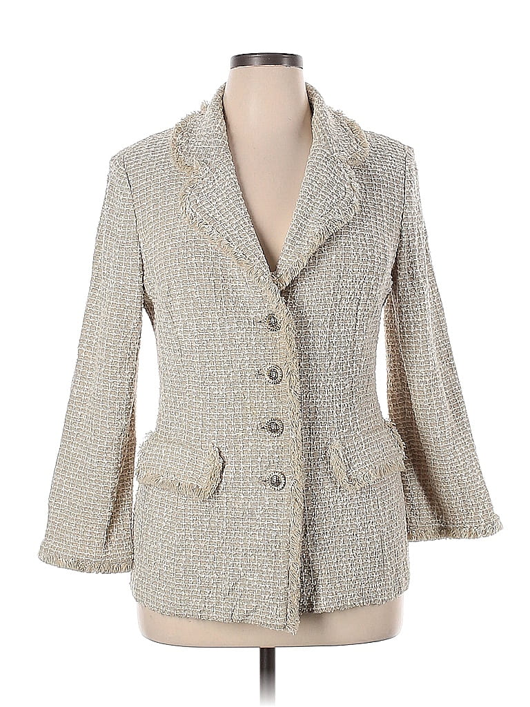 St. John Ivory Blazer Size 14 - 85% off | thredUP