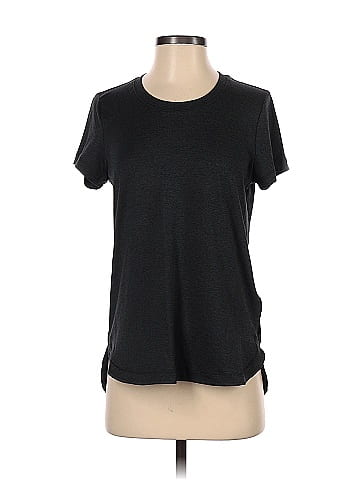 Athleta Polka Dots Black Active T-Shirt Size S - 73% off