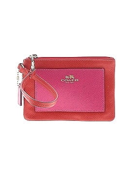 Sold at Auction: COACH PINK LEATHER POCHETTE HANDBAG