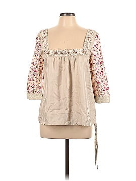 Karen Millen 3/4 Sleeve Silk Top (view 1)
