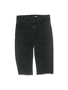 J Brand Black Denim Bermuda Shorts (view 1)