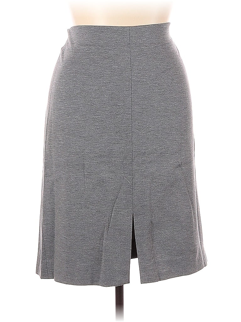 MM. LaFleur 100% Polyester Gray Casual Skirt Size 16 - photo 1