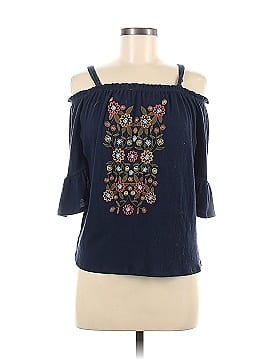 Live To Be Spoiled Short Sleeve Blouse (view 1)
