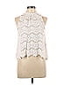 Love, Fire White Ivory Sleeveless Top Size L - photo 1