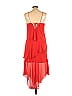 Chelsea28 100% Polyester Solid Red Cocktail Dress Size 8 - photo 2