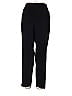 Terra & Sky Polka Dots Black Casual Pants Size 1X (Plus) - photo 1